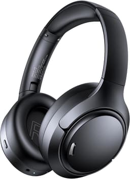 Hybrid Active Noise Cancelling Headphones 120H Long Playtime, 6 ENC Mic, Wireless Over-Ear Bluetooth 6.0 Headphones, Hi-Res Audio, Memory Foam Earcup, Transparency Mode ANC Headphone for Travel Office